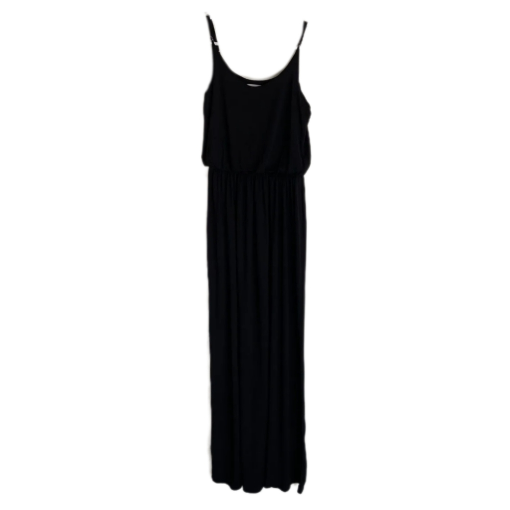 Lush Black Strappy Maxi Dess - Picture 2 of 5